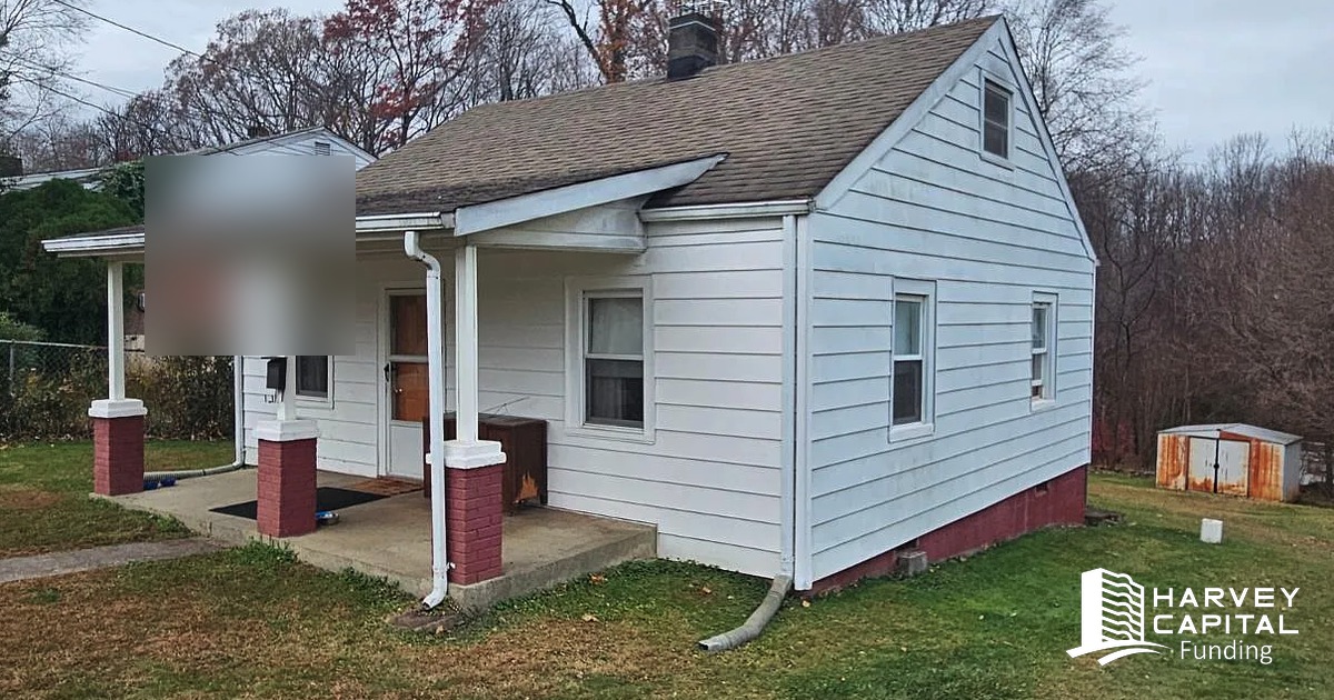 Single-family home in Lynchburg, VA — subject of the $100,000 Harvey Capital Funding hard money loan